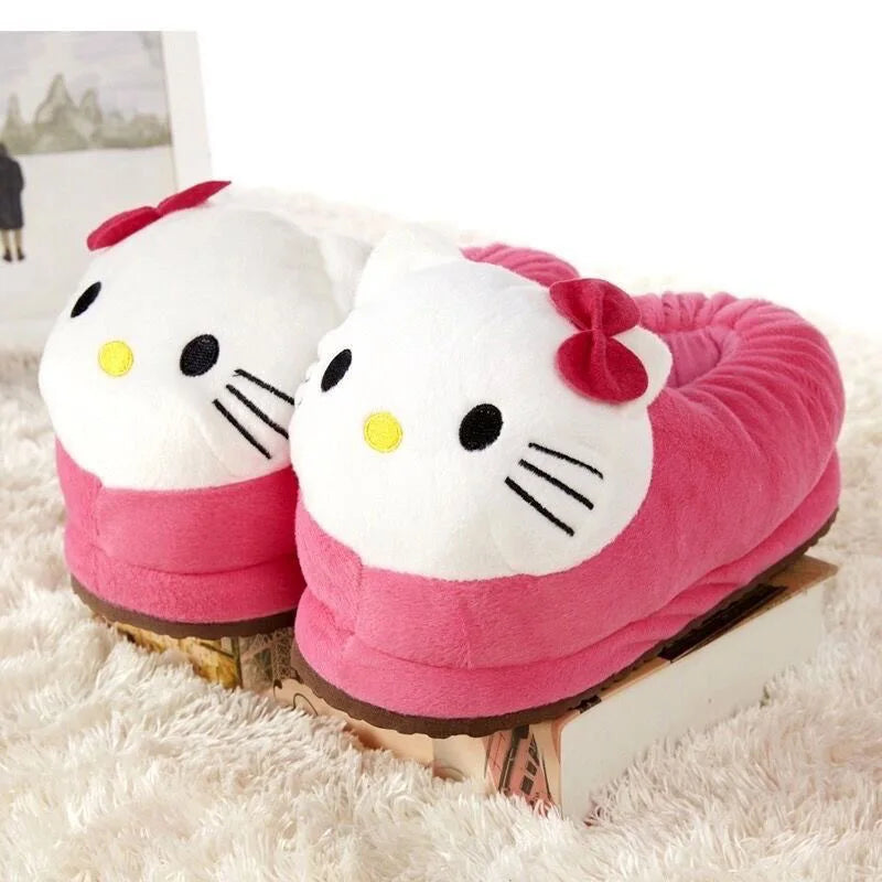 Chaussons peluche