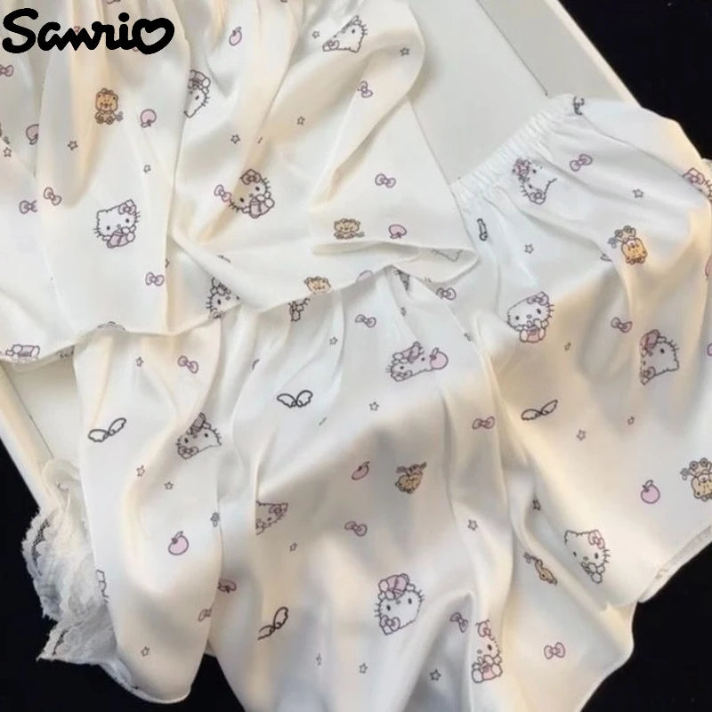 Pyjama en satin Hello Kitty