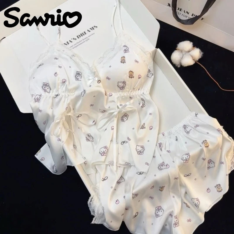 Pyjama en satin Hello Kitty