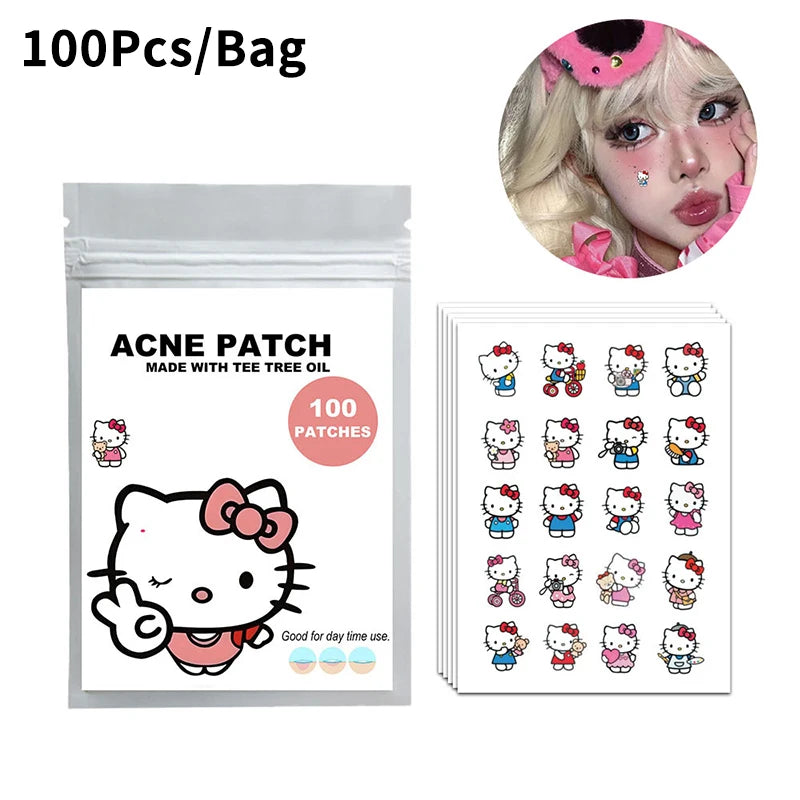 Patch Anti-Acné Hello Kitty 100PCS