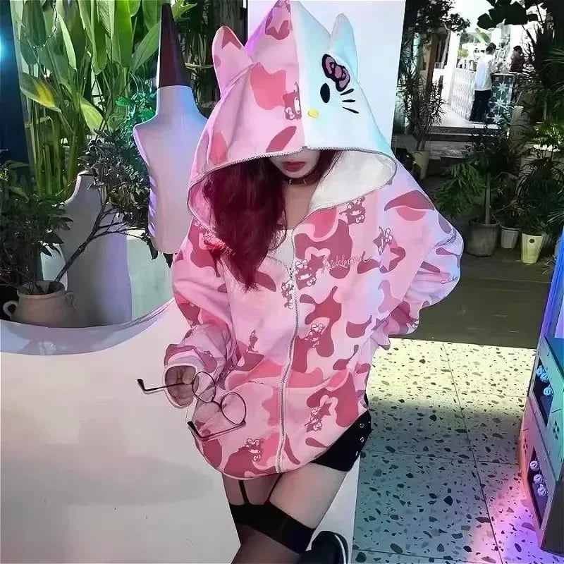 Veste à zip Y2K