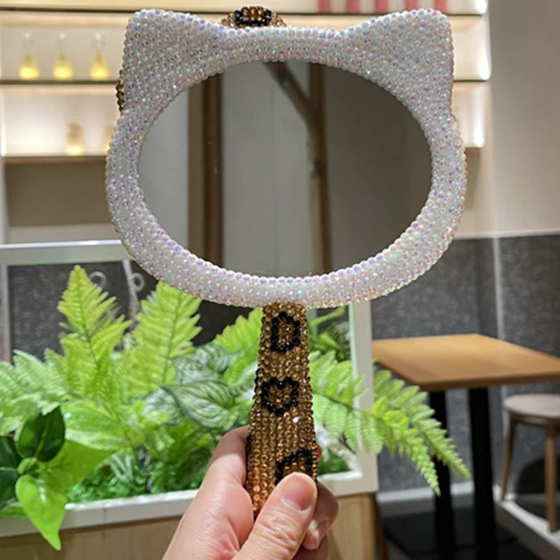 Miroir à main glamour