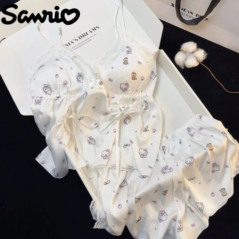 Pyjama en satin Hello Kitty