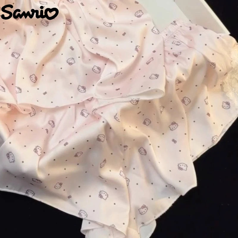 Pyjama en satin Hello Kitty