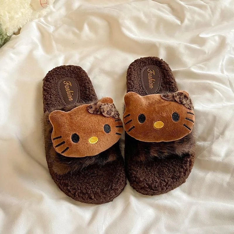 Chaussons léopard