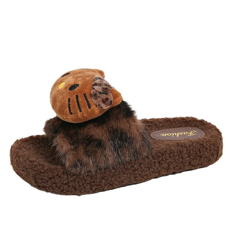 Chaussons léopard