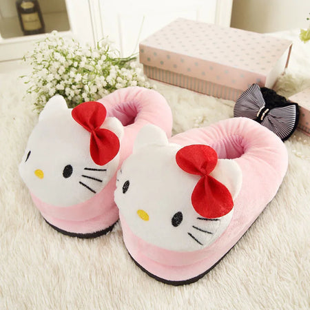 Chaussons peluche