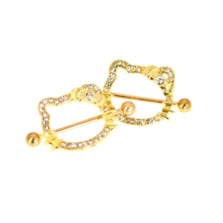 Piercing de Tétons Hello Kitty