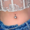 Percing au nombril