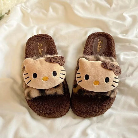 Chaussons léopard